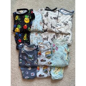 7pc Toddler PLAY bamboo Pajama Lot 2T/3T two piece pajama sets